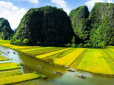 Tam Coc rivier in Ninh Binh