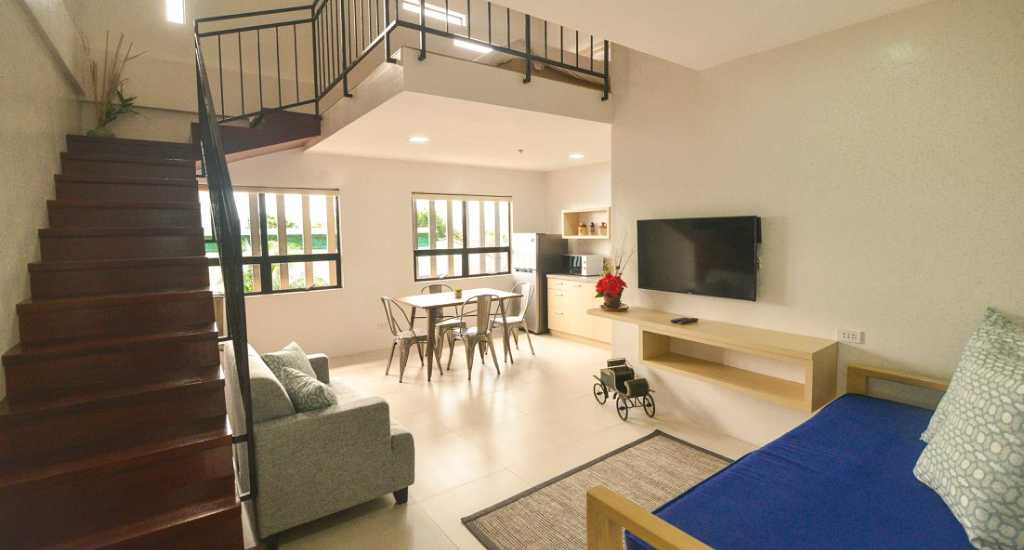 Woon- en keukenruimte in Felix Residences Cebu City