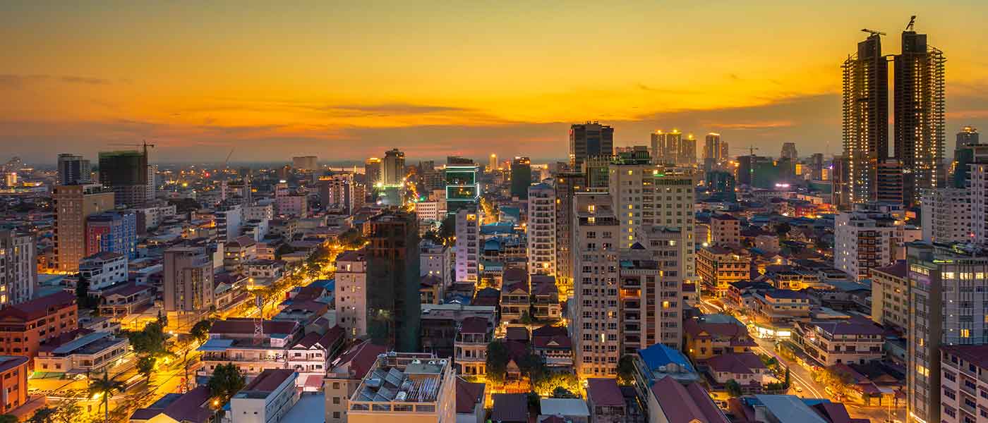Phnom Penh stadsgezicht