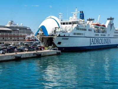 Ferry in Croatia